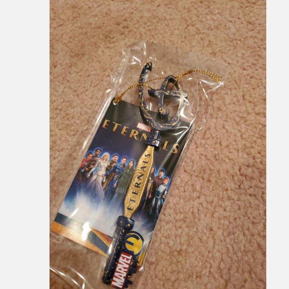 Disney Store Marvel Eternals Superhero Movie Collectible Key 2021 Chained Blue